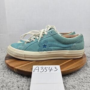 Converse Mens One Star Ox Golf le Fleur Tyler The Creator Bachelor Blue Sneaker